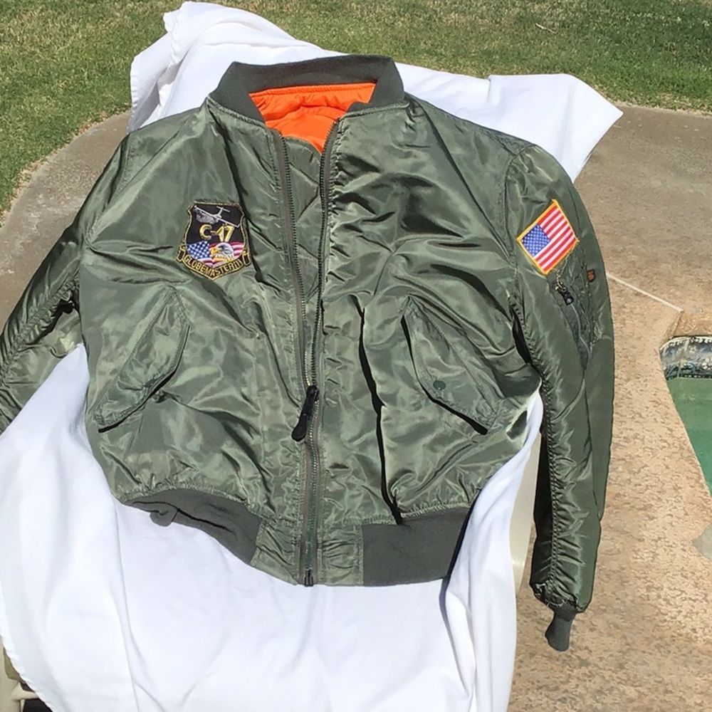 Alpha Industries MA-1 bombers jacket sized XXLG. - Picture 7 of 13